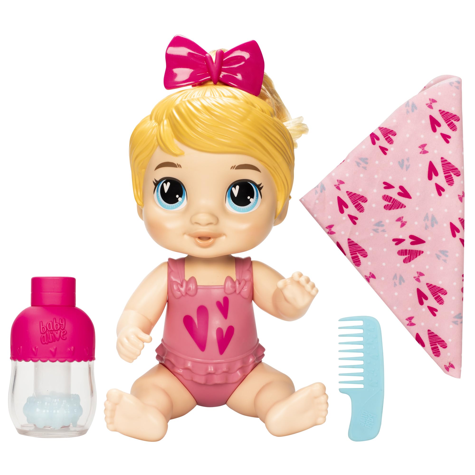 Boneca Baby Alive Bebê Shampoo Harper Hugs, 28 cm, com Acessórios (3+ anos)
