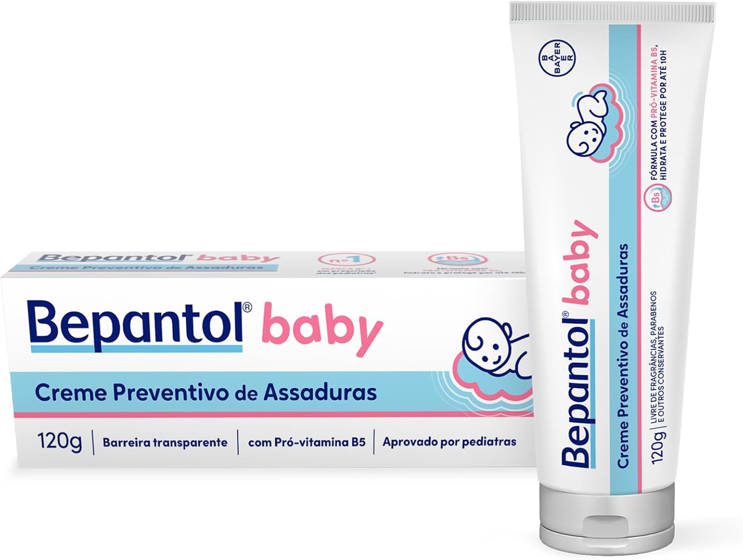 Bepantol Baby Pomada Assadura Hipoalergênica (120g)