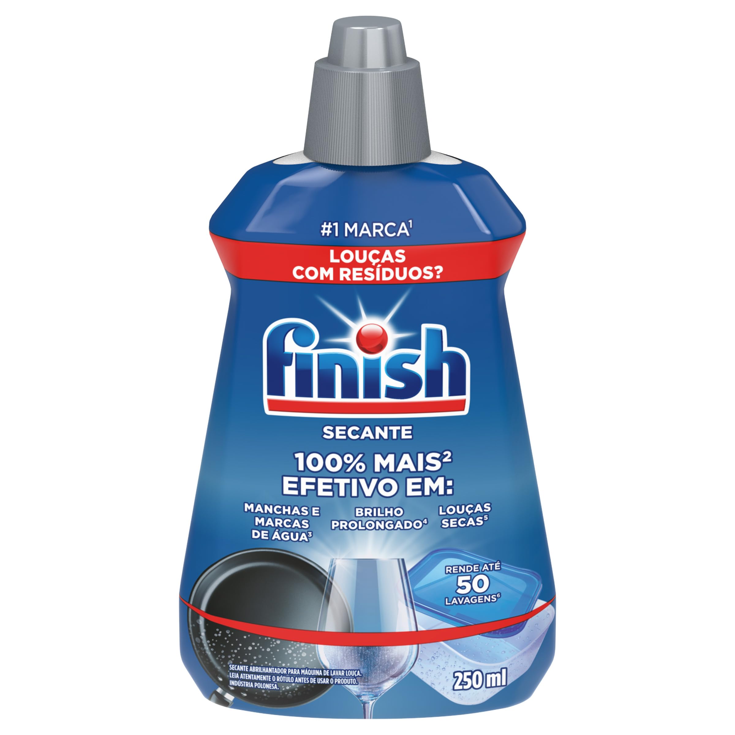 Finish Secante e Abrilhantador para Lava-Louças 250ml