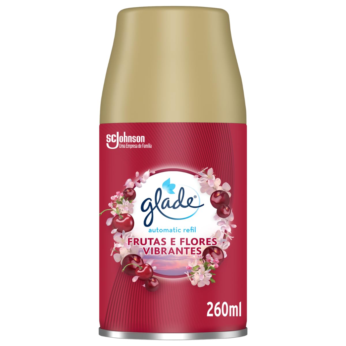 Glade Aromatizador de Ambiente Automático Frutas e Flores, Refil 260ml