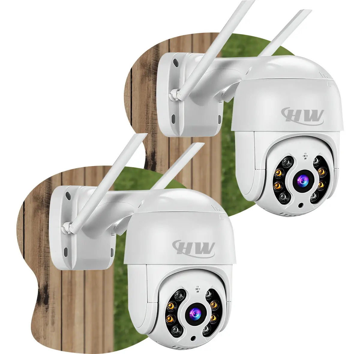 Kit 2 Câmeras de Segurança Wi-Fi