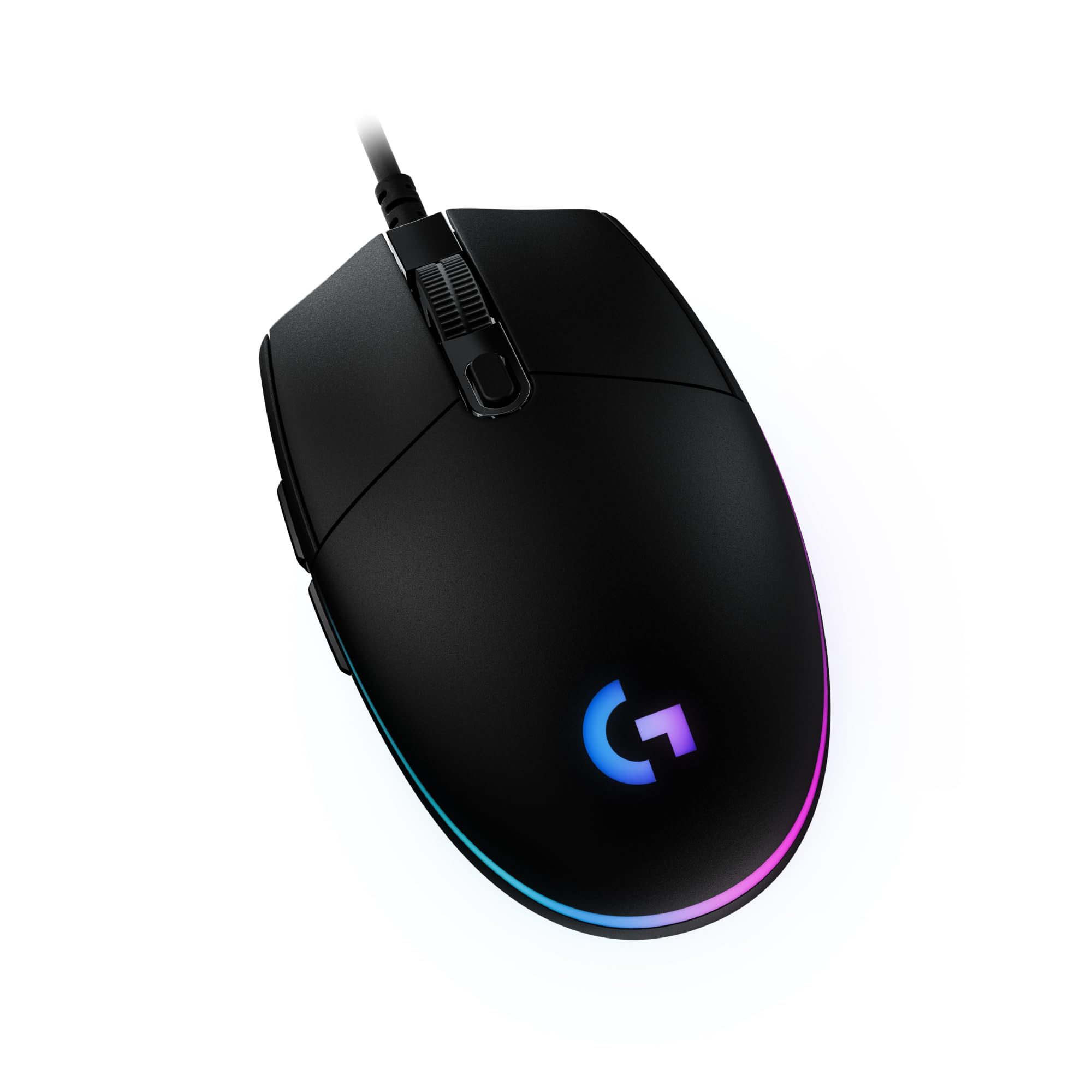 Mouse Gamer Logitech G203 LIGHTSYNC RGB, 8.000 DPI, 6 Botões Programáveis — Preto