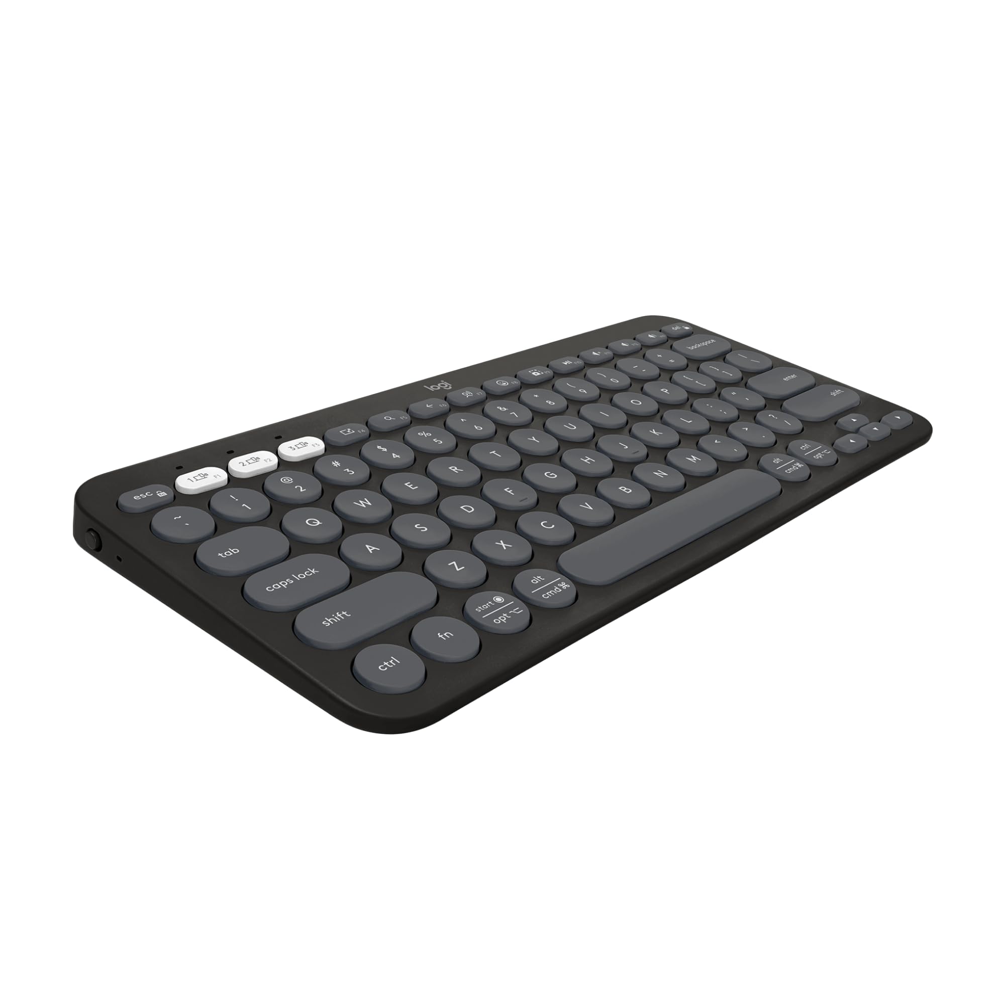 Teclado Sem Fio Logitech Pebble Keys 2 K380s Bluetooth, Conecta até 3 Dispositivos