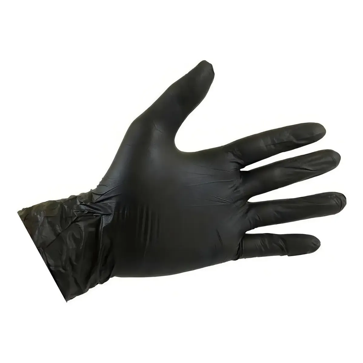Luvas Nitrílicas Pretas Talge Antiderrapantes Kit 10x100 Unid Tamanho M