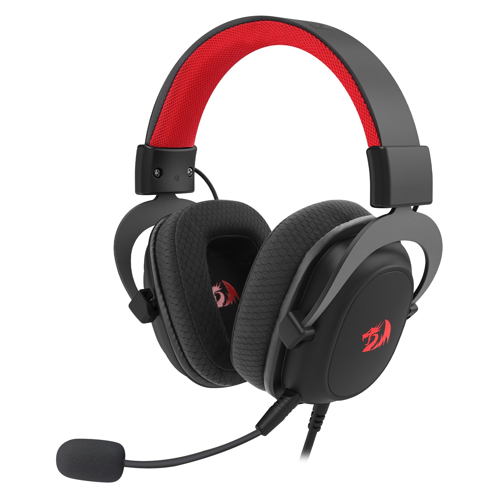 Headset Gamer Redragon Zeus Lite H510-LT, Drivers 53mm, Microfone Removível — Preto