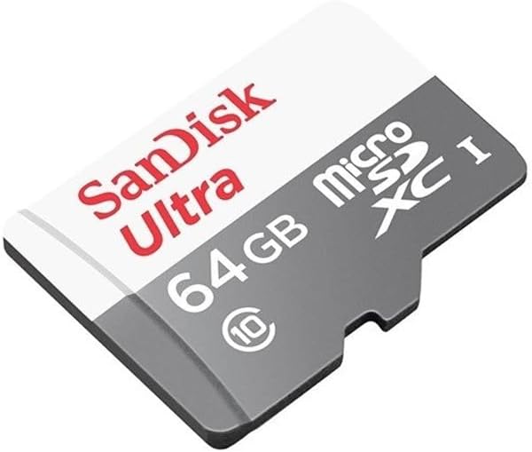 Cartão de Memória SanDisk Ultra 64GB microSDXC Classe 10 com Adaptador SD